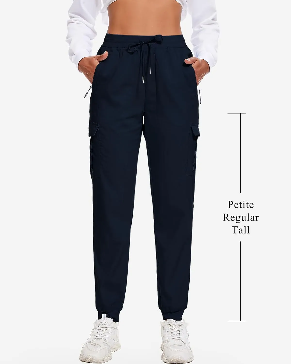 LadyJoy Cargo Pants Women Hiking Cargo Joggers for Women Lightweight Scrub Summer Pants with Pockets Golf Travel