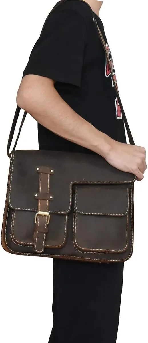 Laptop Bag - Business Briefcase for Men Women, Water-Resistant Messenger Shoulder Bag for Work/School bag