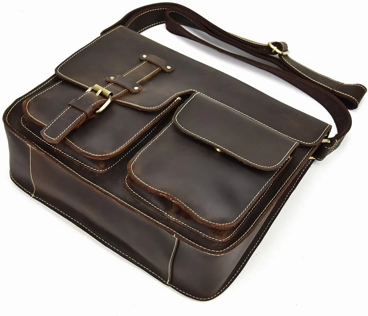 Laptop Bag - Business Briefcase for Men Women, Water-Resistant Messenger Shoulder Bag for Work/School bag