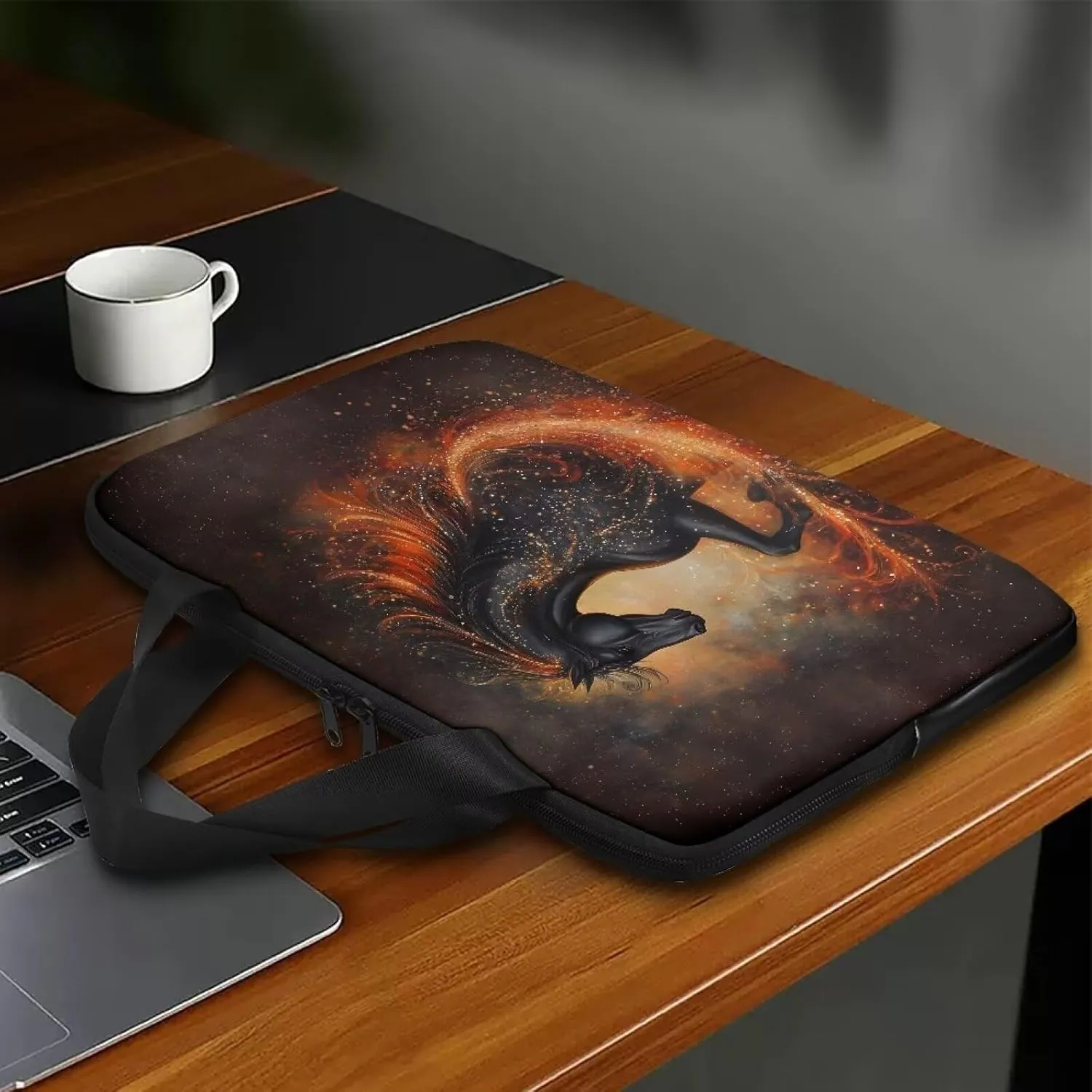 Laptop Bag for Kids Portable Computer Briefcase Leather Bag Water-Resistant Laptop Bag for Teen Boy