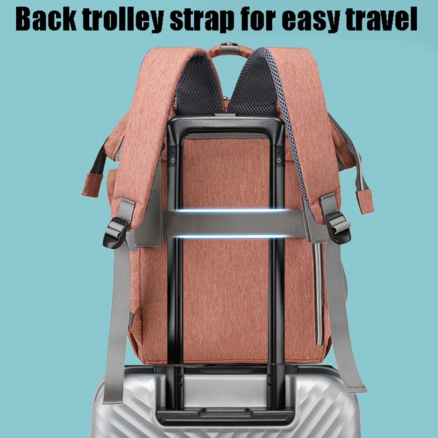 Large Capacity Laptop Backpack 15.6 Inch Casual Daypack Water Resistant Business Travel Backpack for Women Men(Waterproof),B