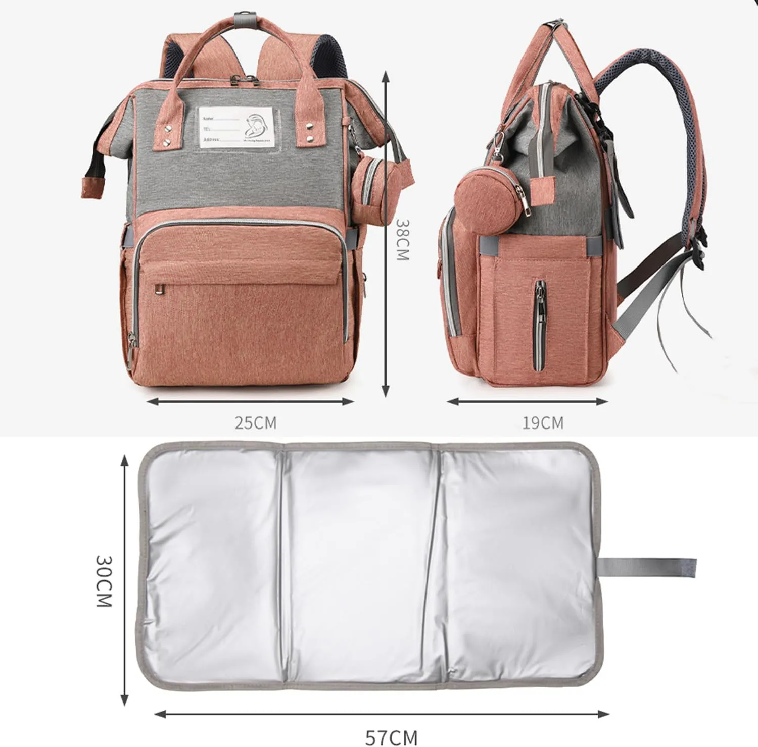 Large Capacity Laptop Backpack 15.6 Inch Casual Daypack Water Resistant Business Travel Backpack for Women Men(Waterproof),B
