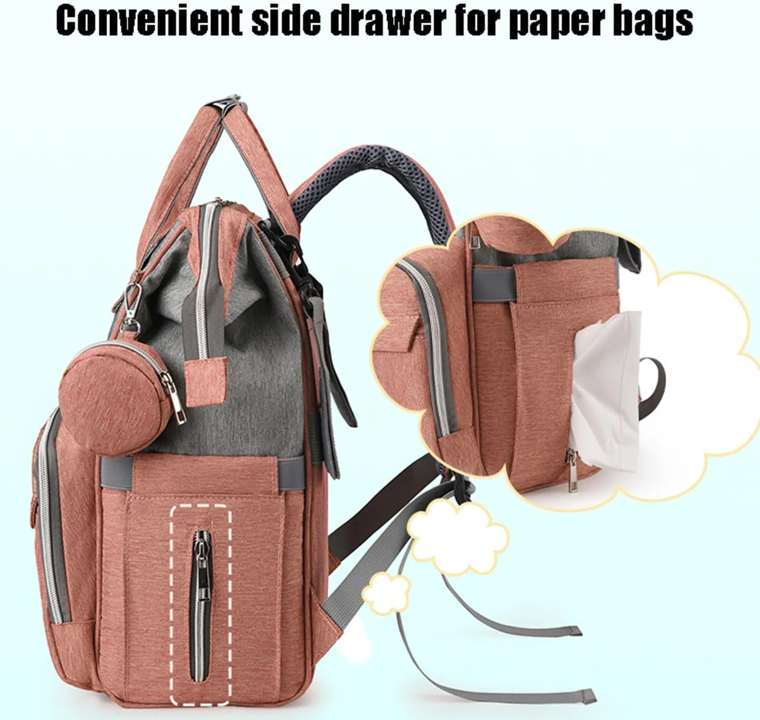 Large Capacity Laptop Backpack 15.6 Inch Casual Daypack Water Resistant Business Travel Backpack for Women Men(Waterproof),B