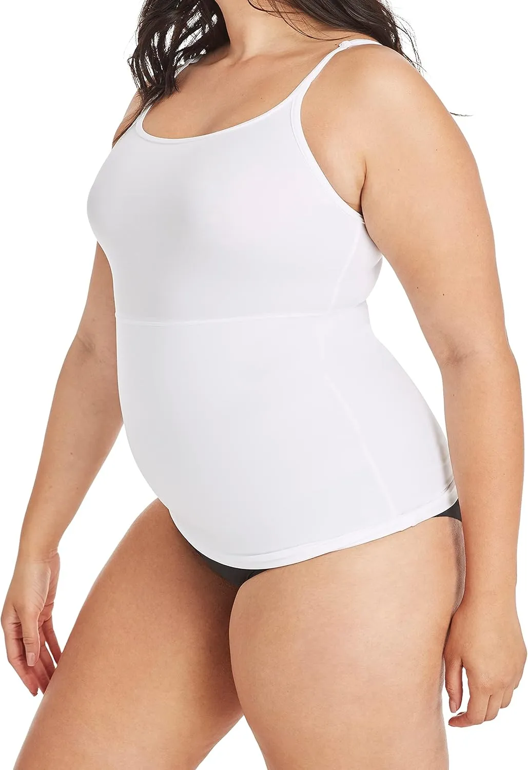 Maidenform Women's Shapewear Cami Tank Top, Tummy Control Shapewear Tank, Longer Length Back-Smoothing Shapewear for Women