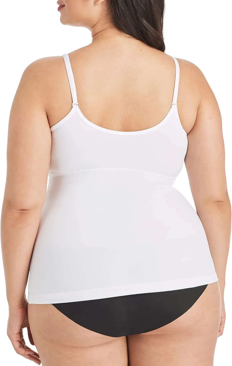 Maidenform Women's Shapewear Cami Tank Top, Tummy Control Shapewear Tank, Longer Length Back-Smoothing Shapewear for Women