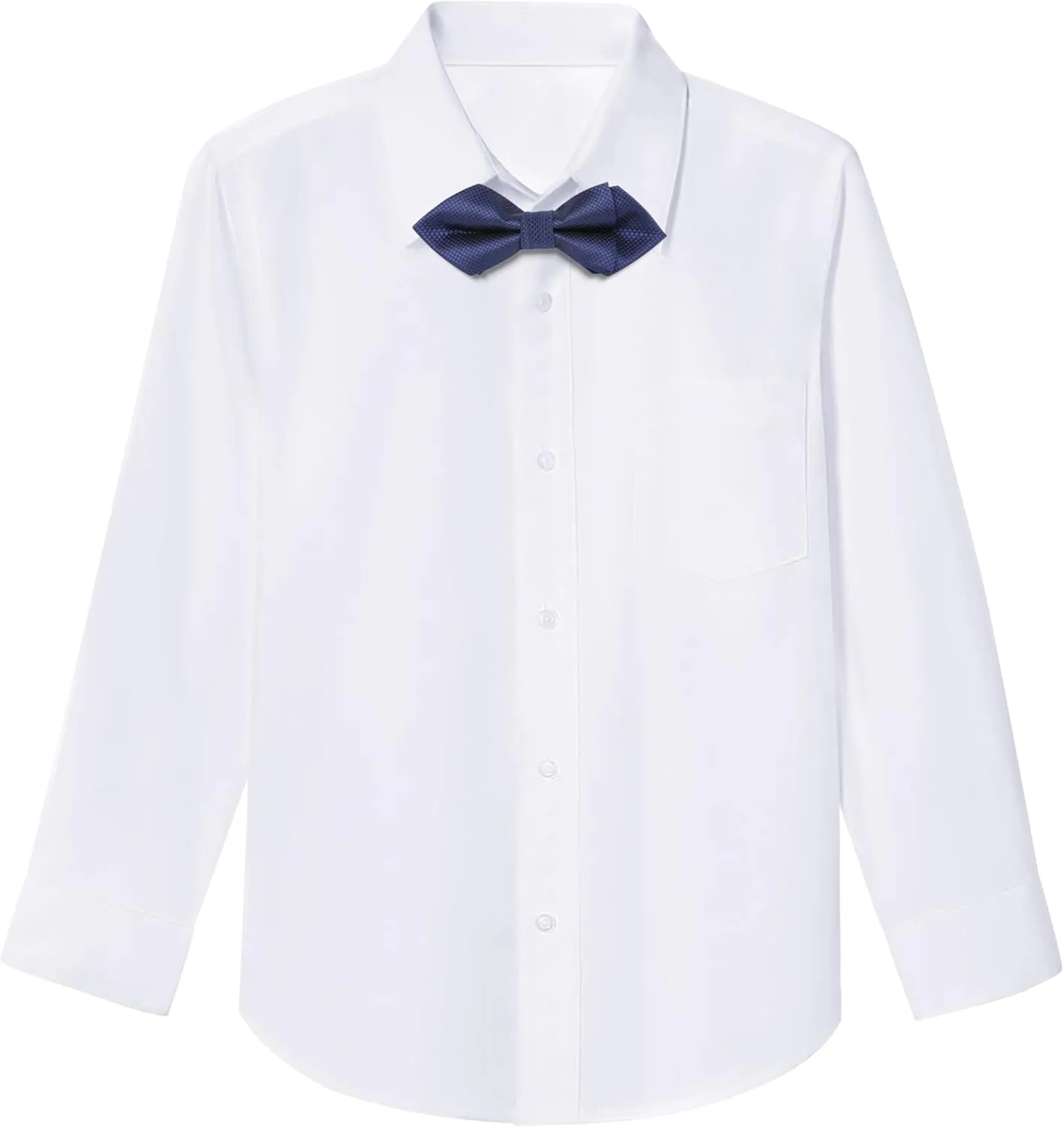 Marvelous World Boys' 5-Piece Formal Vest Suit Set, Vest, Pants, Dress Shirt, Tie and Bowtie