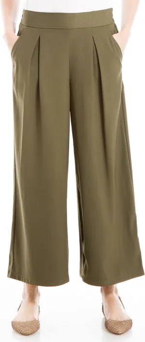 Max Studio Women's Soft Twill Cropped Pant