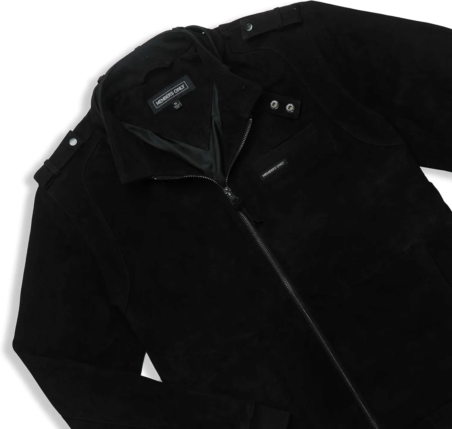 Members Only Men's Soft Suede Iconic Jacket |Slim Fit|