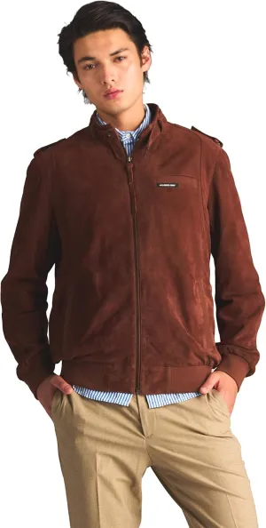 Members Only Men's Soft Suede Iconic Jacket |Slim Fit|