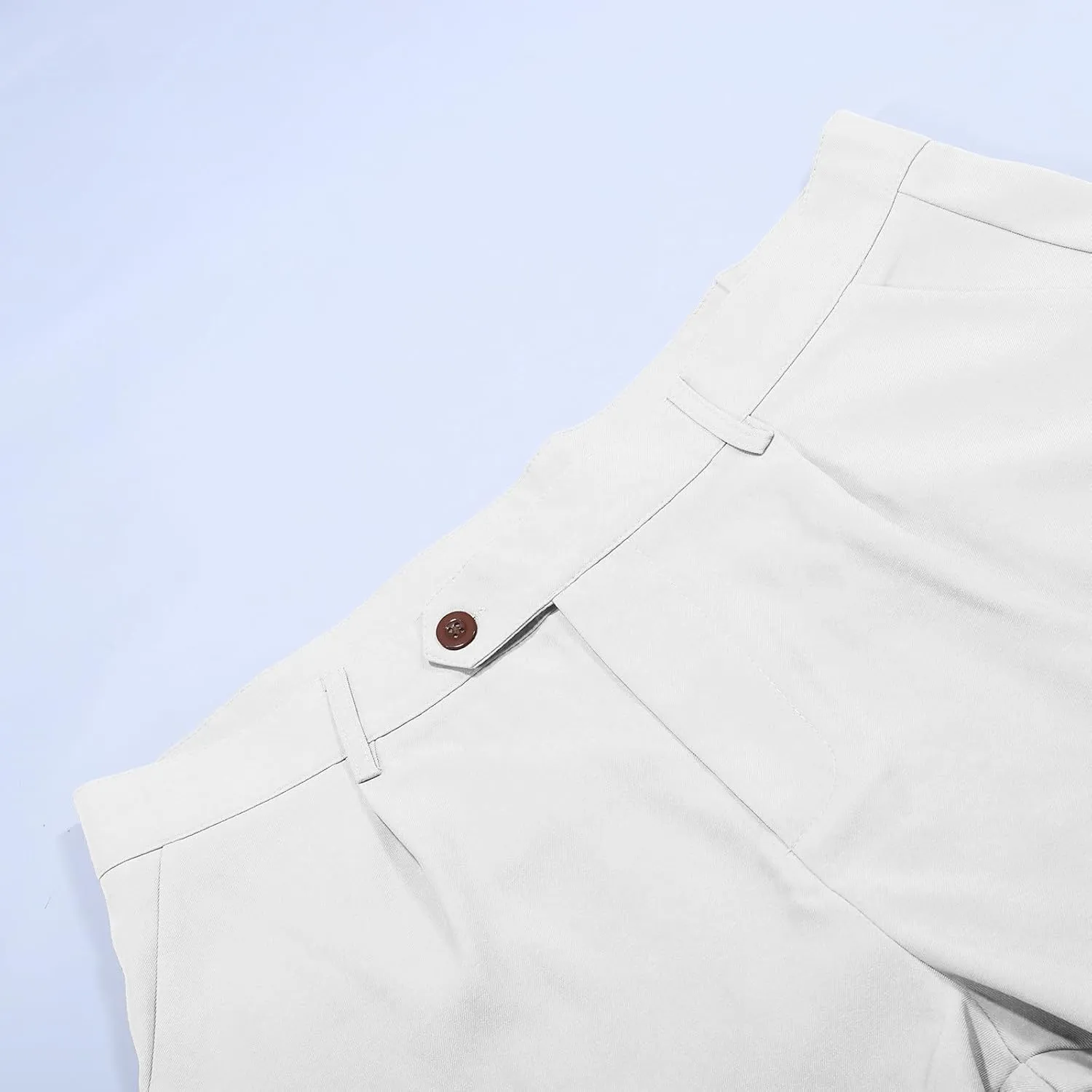 Mens Casual Pants Elastic Waist Loose Fit Lightweight Pleated Slacks Summer Beach Yoga Trousers, Tactical Pants for Men