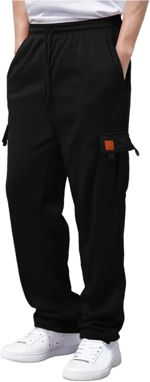 Mens Fashion Pants with Multi-Pocket Mens 2023 Classic Fit Fashion Work Trousers Hiking Outdoor Joggers Cargo Pants