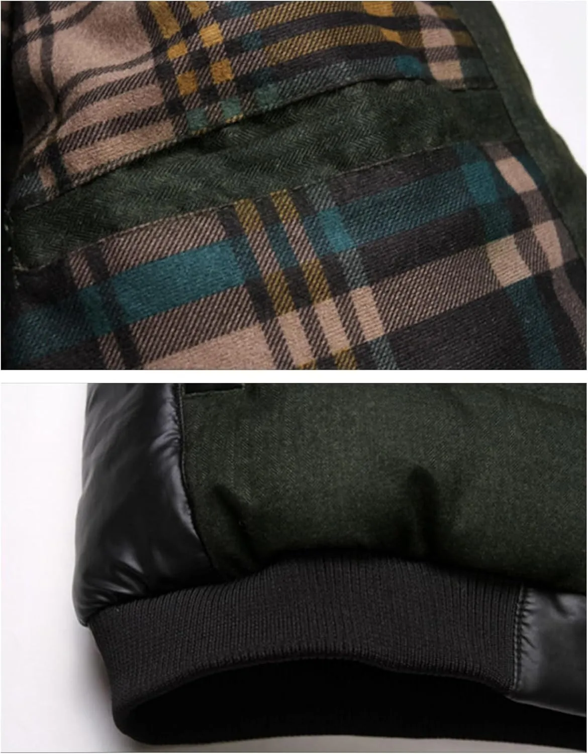Men's Stand Collar Winter Jacket Male Patchwork Slim Fit Thicken Quilted Jacket Man Casual Cotton Padded Warm Coat