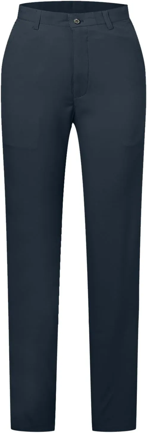 Mens Summer Golf Pants with Pockets Stretch Lightweight Quick Dry Breathable Trousers Casual Work Dress Pants for Men