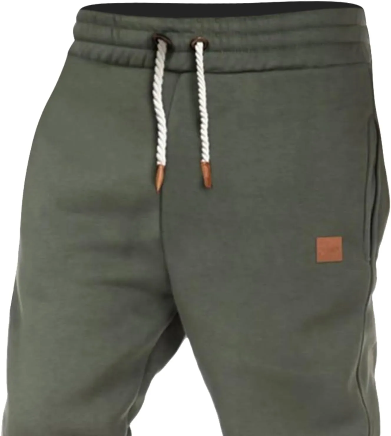 Mens Sweatpants with Pockets, Elastic Waist Casual Drawstring Jogger Sweat Pant, Workout Athletic Tapered Sport Trouser