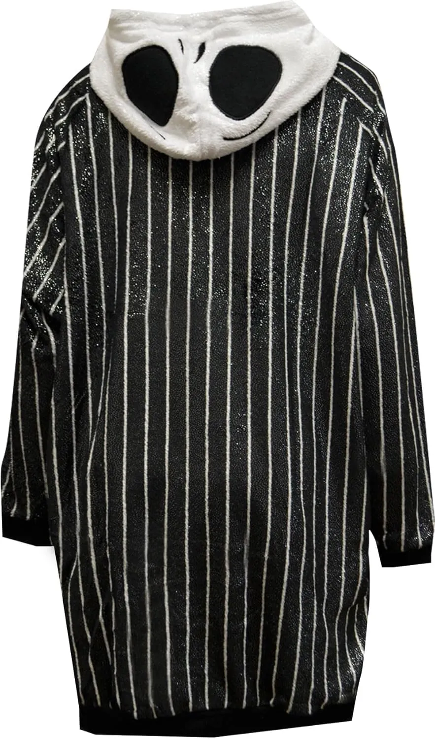 MJC Womens Nightmare Before Christmas Skellington Minky Soft Oversized Hoodie