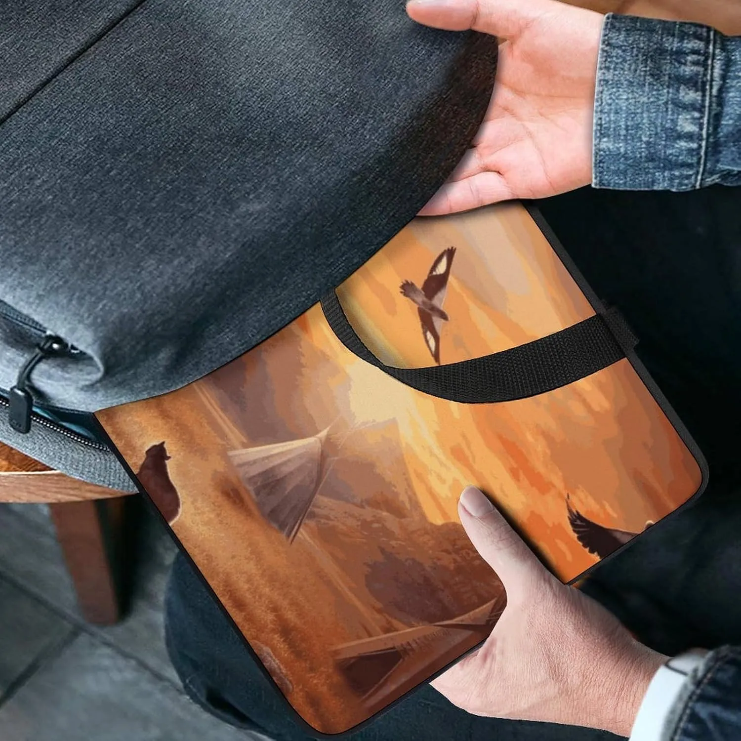Native American Tribes Laptop Bag Durable Laptop Sleeve Water-Resistant Notebook Bag for Computer Or Tablet