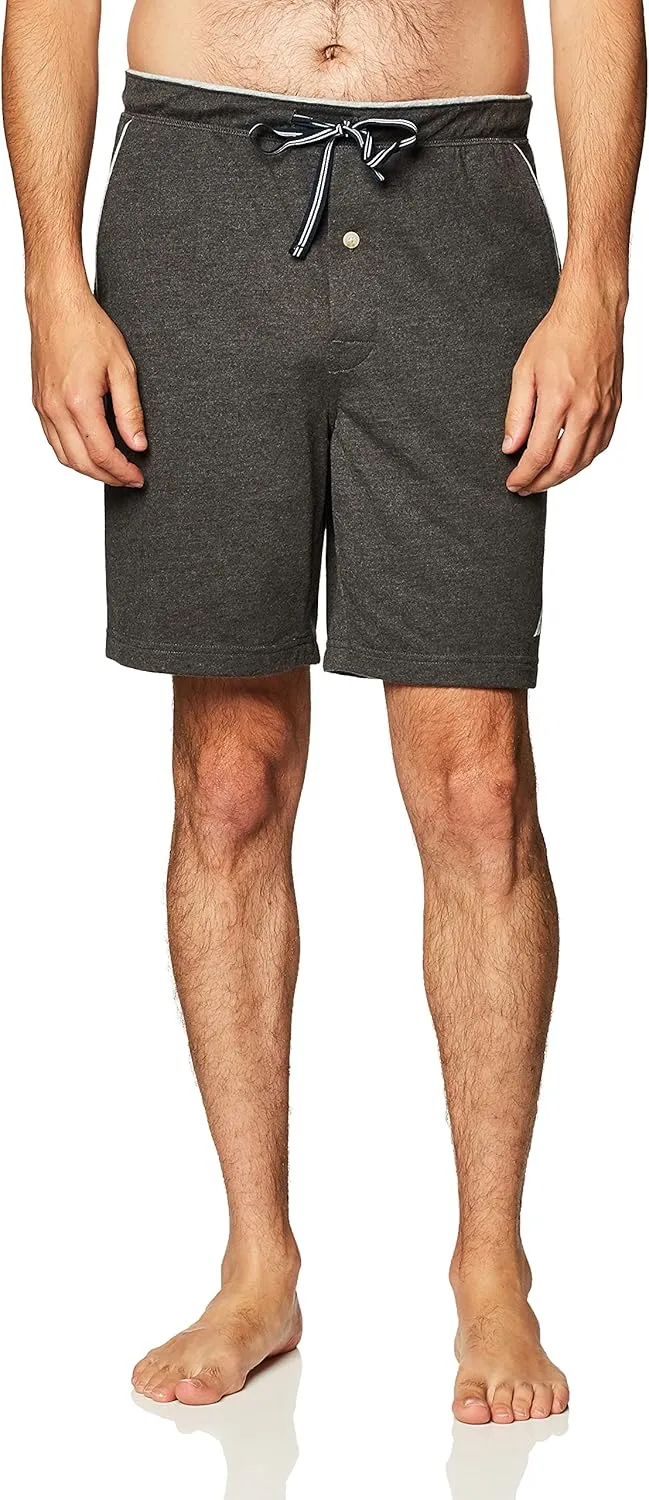 Nautica Men's Soft Knit Elastic Waistband Sleep Lounge Short