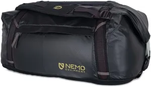 NEMO Equipment Double Haul Convertible Duffel & Tote Bag  Water-Resistant Gear Bag with Backpack Straps - 55L - Black
