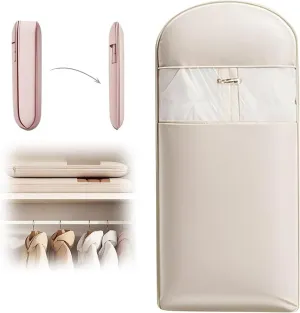 Otherwise Garment Bag, 2025 Otherwise Space Saving Hanging Garment Bag with Self Compression Zipper for Moving or Storaging Clothes, Protects Your Clothes, Save Space (Beige, M)