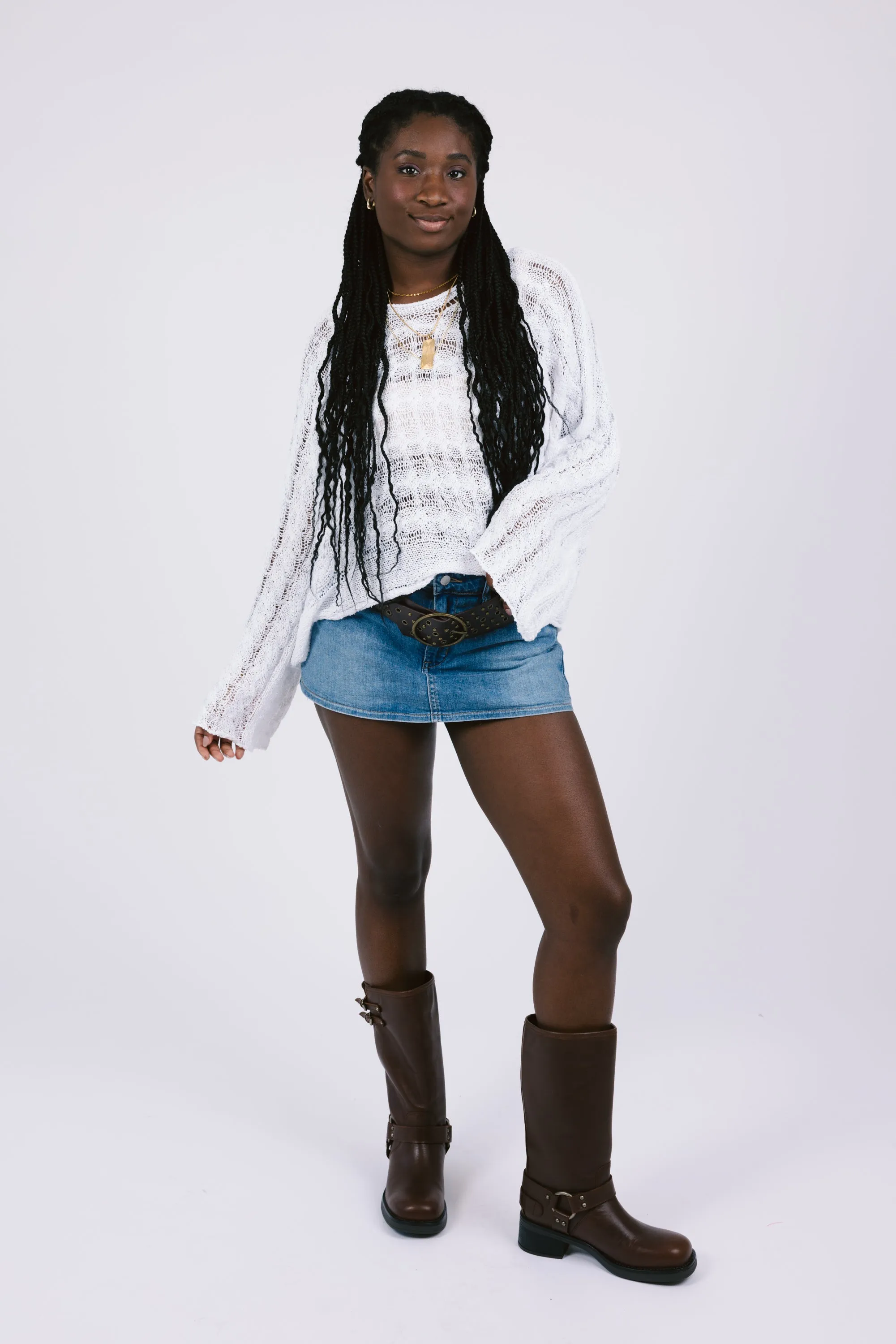 Palm Breeze Top in Ivory