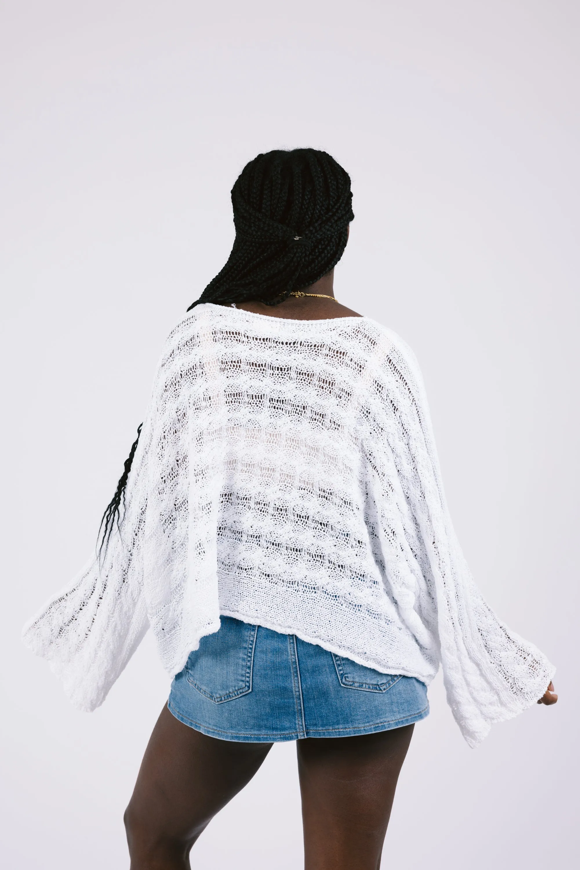 Palm Breeze Top in Ivory