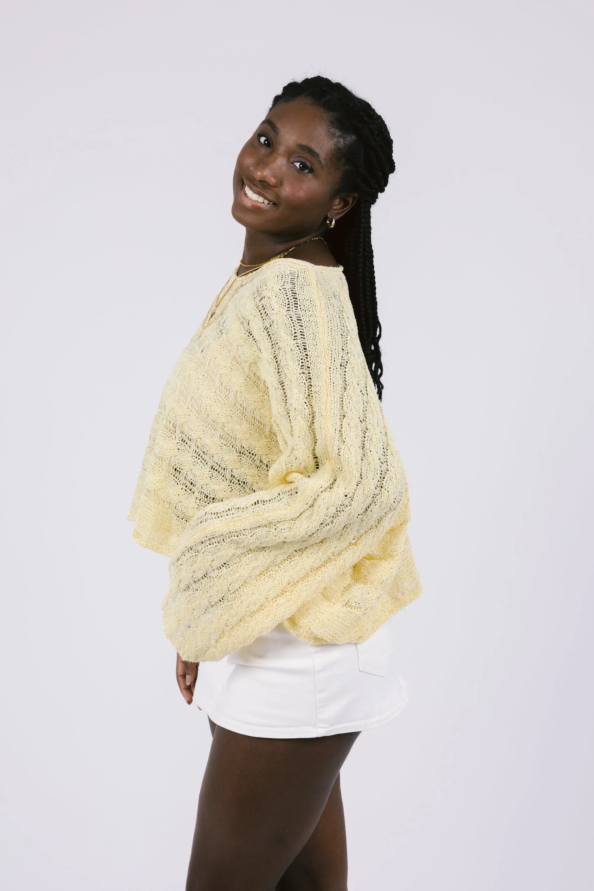 Palm Breeze Top in Pineapple