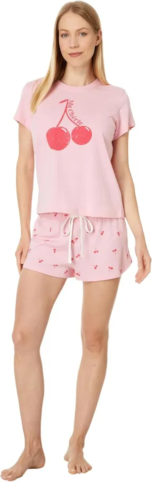 PJ Salvage Women's Loungewear Soft & Shortee Pajama Pj Set