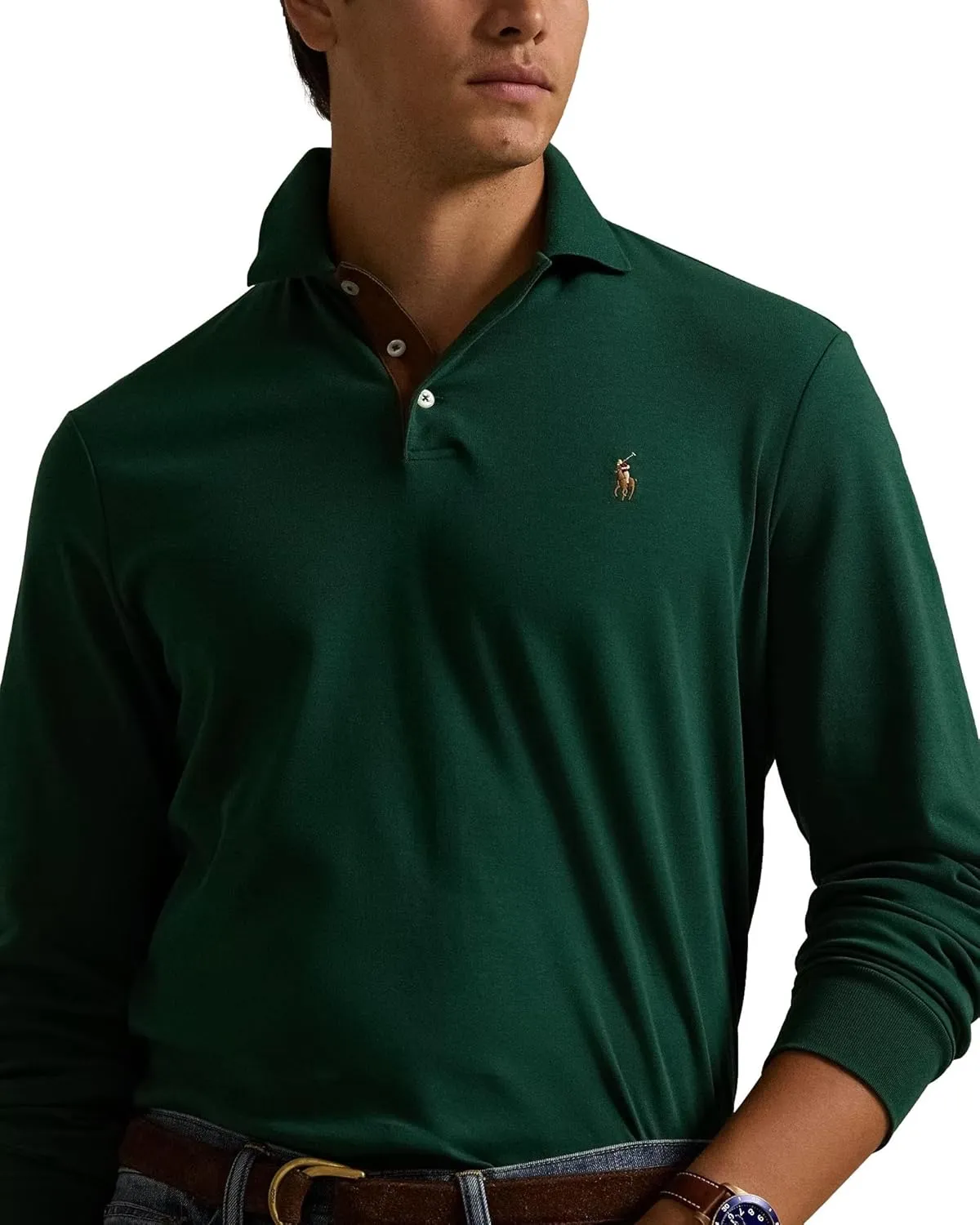 Polo Ralph Lauren Classic Fit Long Sleeve Soft Touch Polo