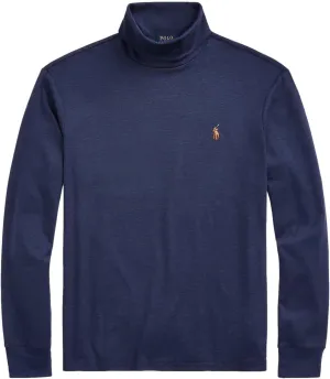 POLO RALPH LAUREN Men's Soft Cotton Long Sleeves Mockneck Shirt
