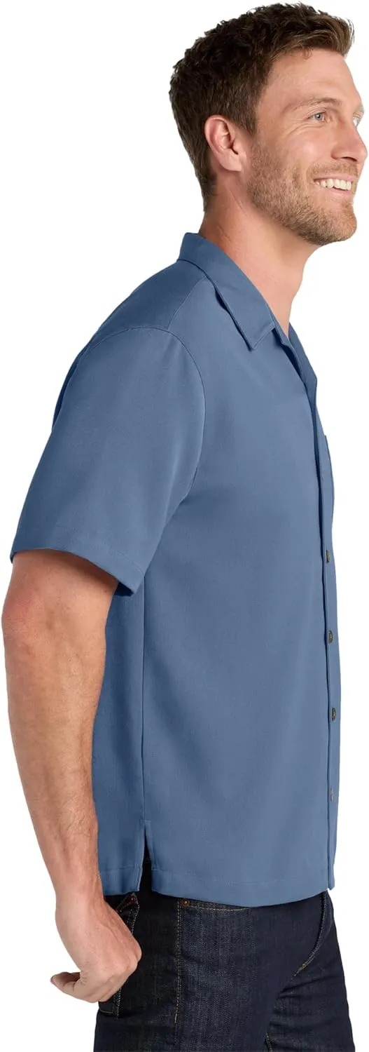 Port Authority Men's Easy Care Short Sleeve Button-Down Camp Shirt