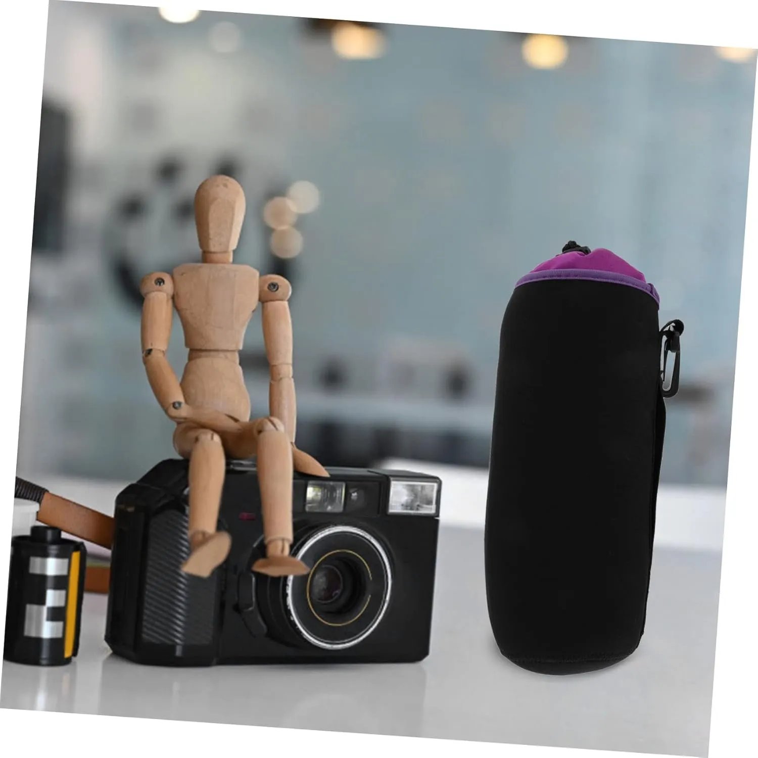 Professional Dslr Camera Lens Pouch Lightweight Case for Camera Lens Protector Water Resistant Bag for Lenses