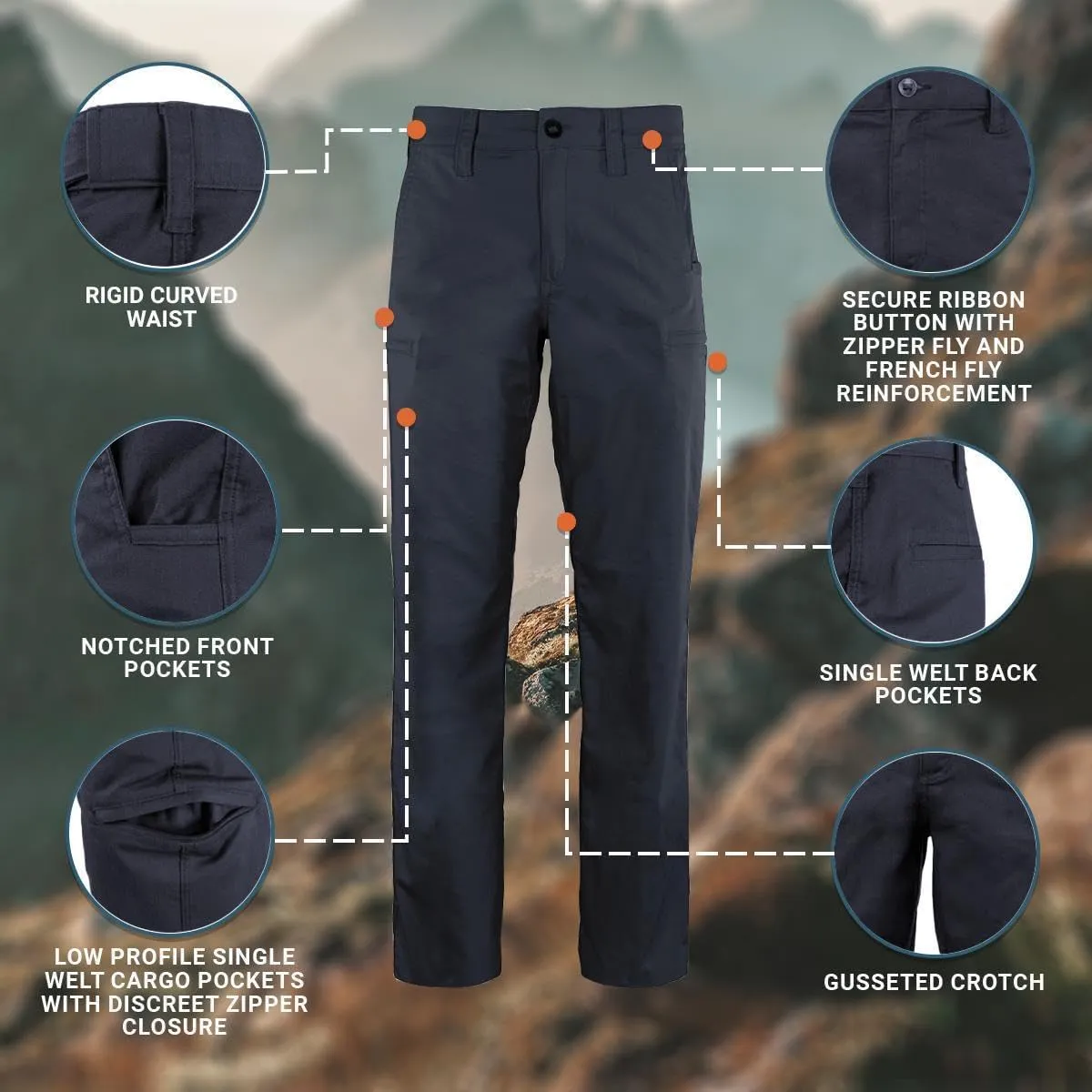 Propper Mens Kinetic Slick Work Utility Pants
