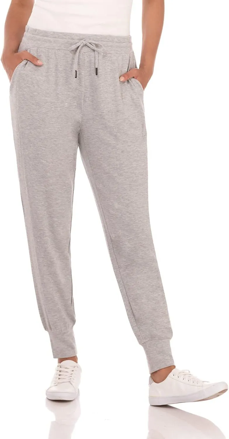 Rekucci Women's Loungewear Soft Knit Jogger Pant with Pockets