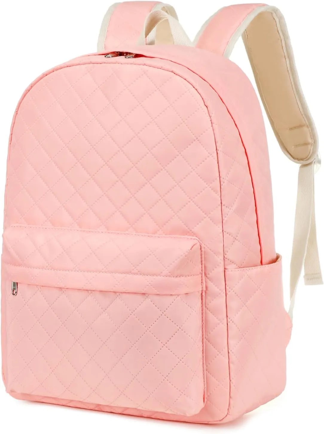 School Backpack for Teens Girls Large Bookbag Water Resistant Lightweight Laptop Bag for Women Travel Daypacks, Pink-2