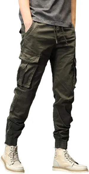 sdbrld Cargo Pants For Men Mens Ripstop Tactical Pants Casual Lightweight Outdoor Hiking Water Resistant Pants with Pockets
