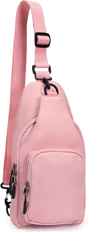 Sling Bag for Men Women, Small Crossbody Bag Trendy, Water Resistant Fanny Pack Running Phone Holder for Travel