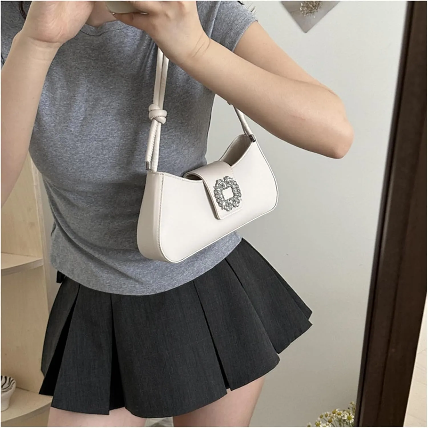 Soft Leather Bag Shoulder Bag Women's Bag Daily Banquet