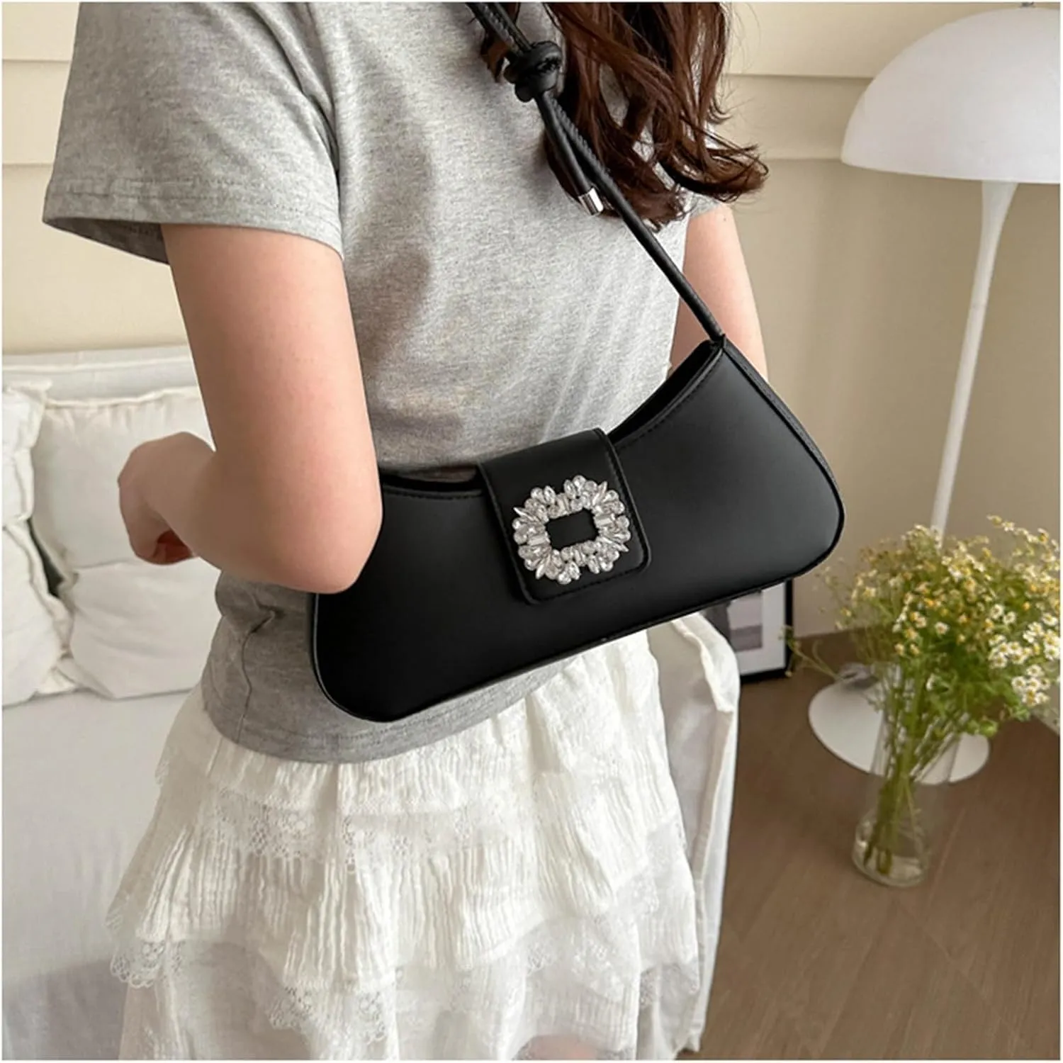Soft Leather Bag Shoulder Bag Women's Bag Daily Banquet