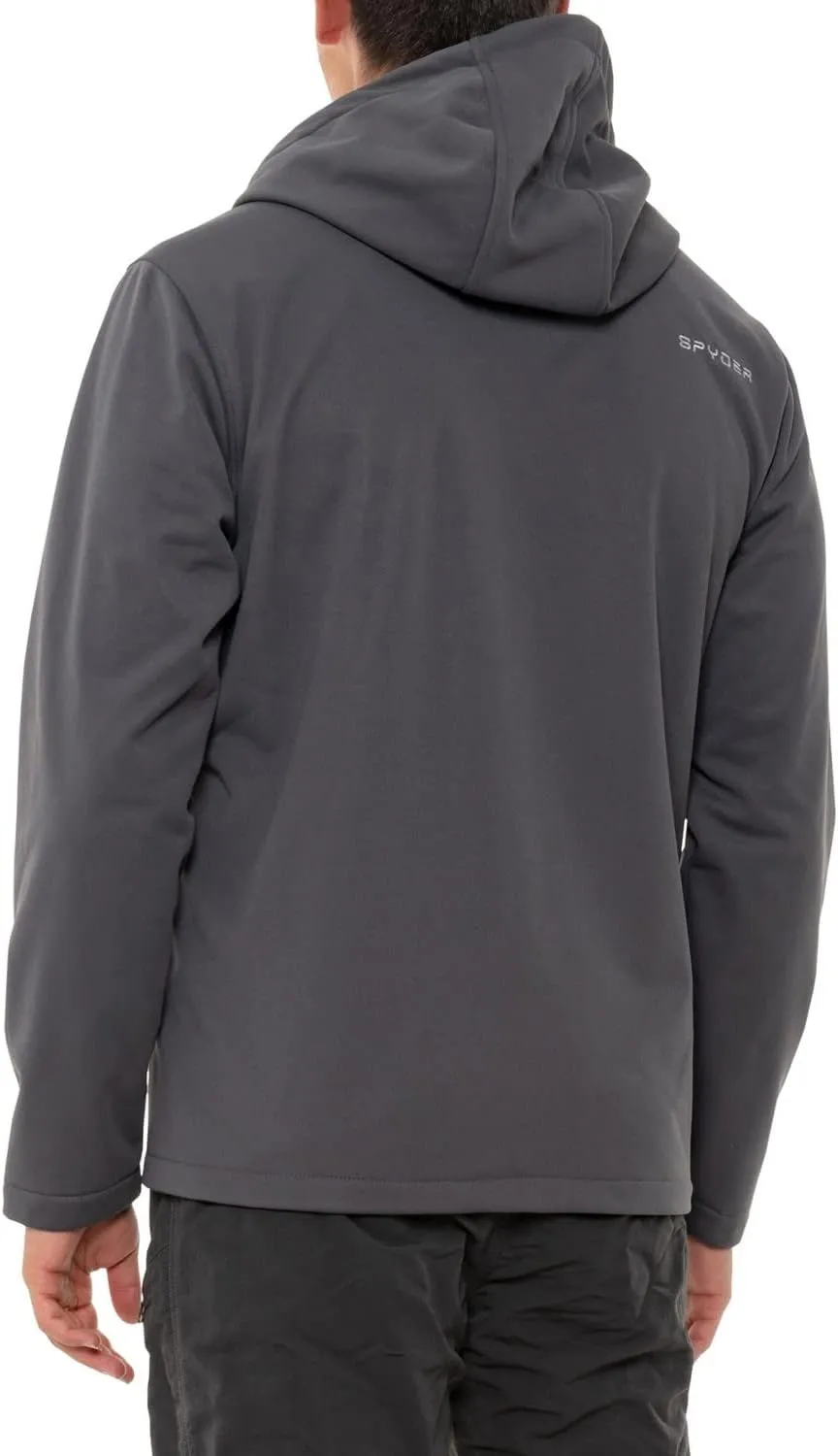 Spyder Men's Full Zip Hooded Soft Shell Jacket, Color Options