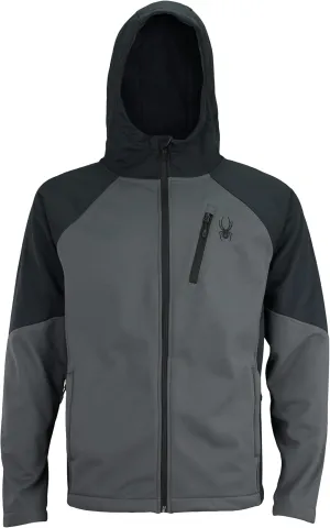 Spyder Men's Full Zip Hooded Soft Shell Jacket, Color Options