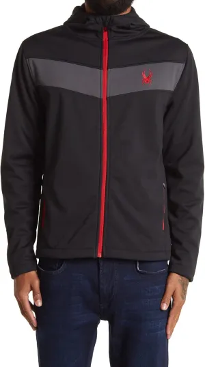 Spyder Men's Full Zip Hooded Soft Shell Jacket, Color Options