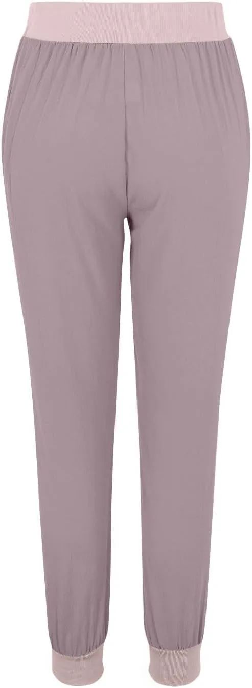Straight Leg Cotton Linen Pants Women Lightweight Fashion Summer Casual Pants with Pockets Drawstring Loose Trousers