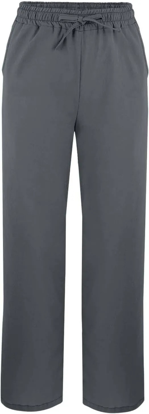 Summer Pants for Women 2025 Casual Cotton Linen Pants Drawstring High Waist Beach Pants with Pockets Vacation Outfits