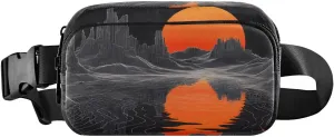 Surreal Landscape Fanny Pack Water Resistant, Women Men Waist Pack Sling Bag Purse for Travel Hiking