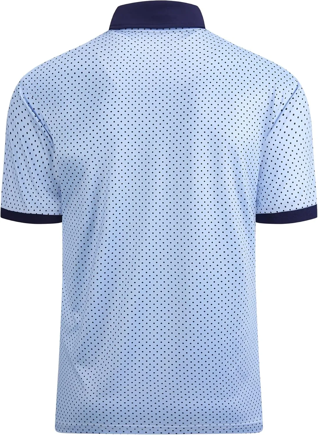 SWISSWELL Mens Golf Shirt Short Sleeve Moisture Wicking Print Polo Shirts for Men Performance Collared Summer Athletic Tshirt