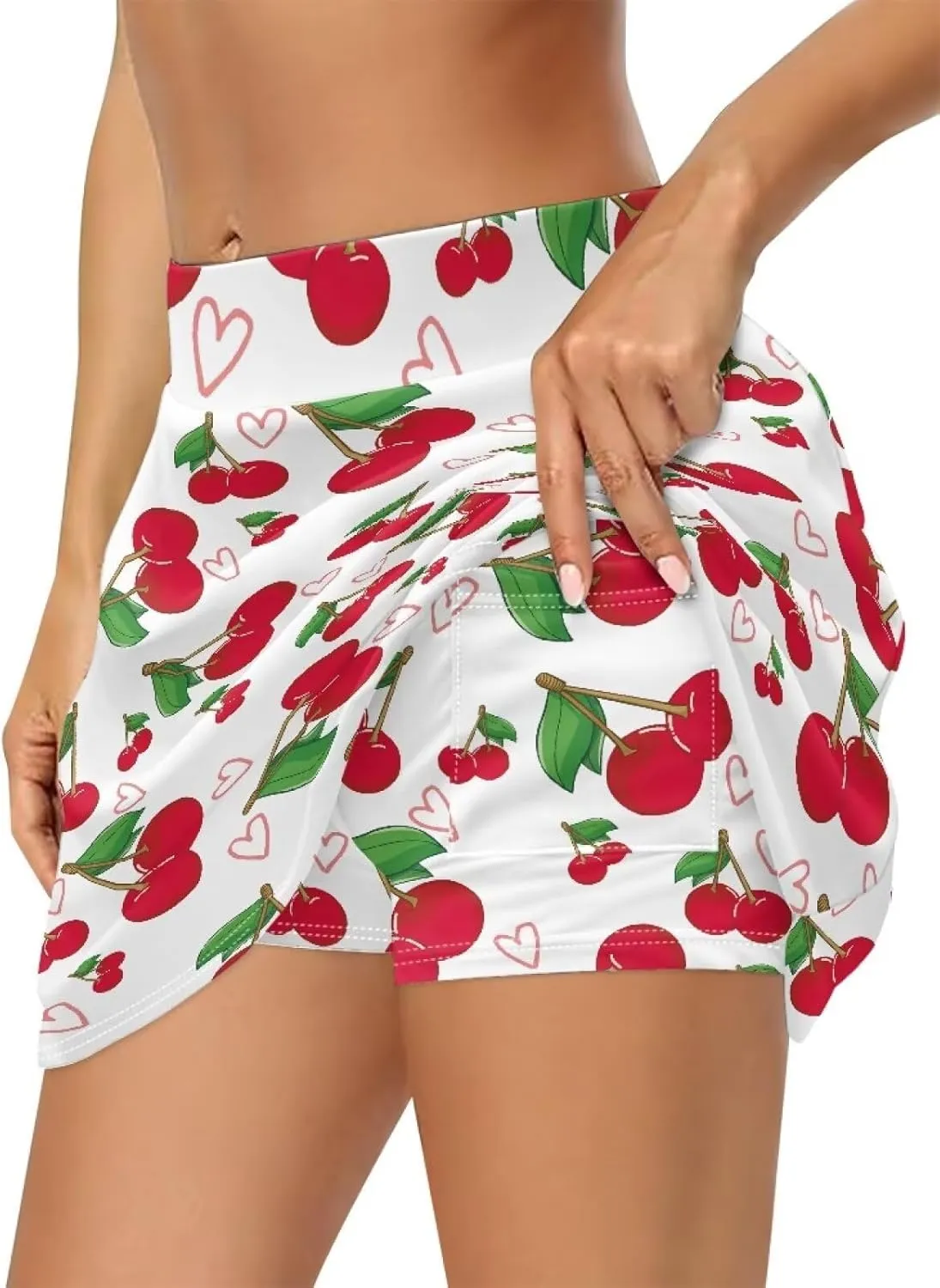 Tennis Skirt for Women High Waisted Athletic Golf Skorts with Inner Pockets Running Sports Skirts Size XS-3XL