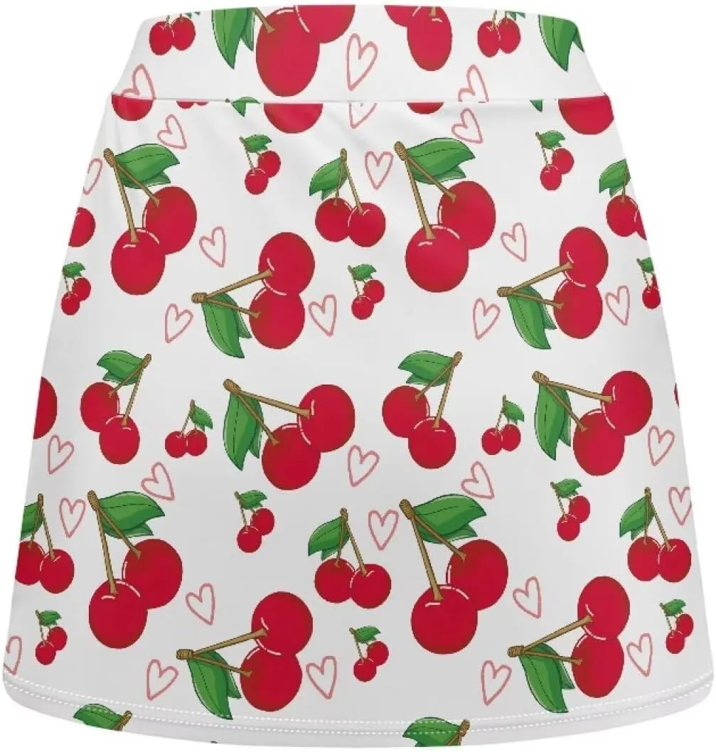 Tennis Skirt for Women High Waisted Athletic Golf Skorts with Inner Pockets Running Sports Skirts Size XS-3XL