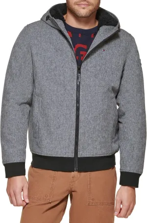 Tommy Hilfiger Men's Soft Shell Active Filled Bomber Jacket