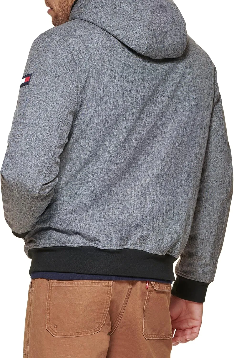 Tommy Hilfiger Men's Soft Shell Active Filled Bomber Jacket