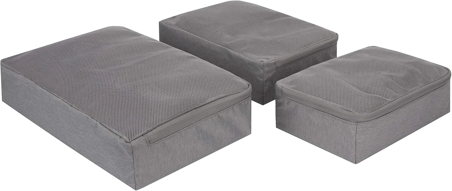 Travelon World Travel Essentials Set of 3 Soft Packing Cubes